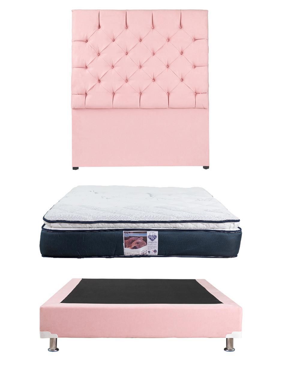 Set Recámara Capri Box Mónaco de madera pino