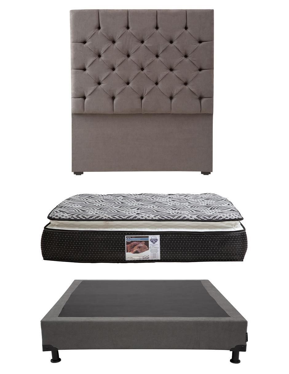 Set Recámara Capri Box Omega de madera pino Set Recámara Capri Box Omega de madera pino