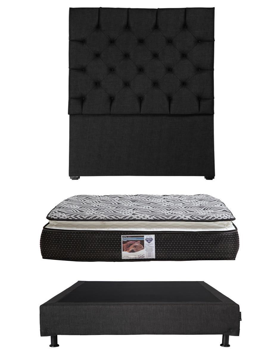 Set Recámara Capri Box Omega de madera pino Set Recámara Capri Box Omega de madera pino