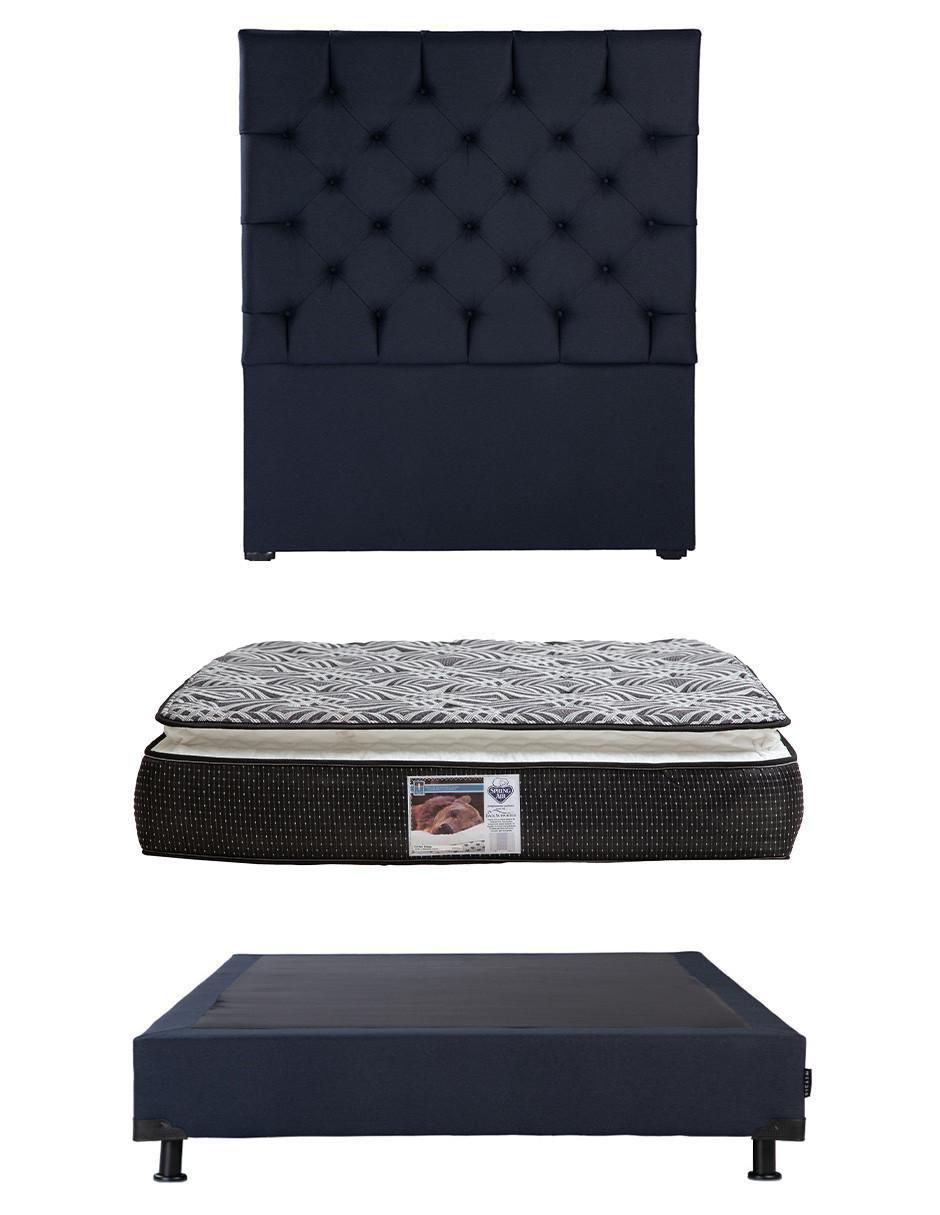 Set Recámara Capri Box Omega de madera pino Set Recámara Capri Box Omega de madera pino