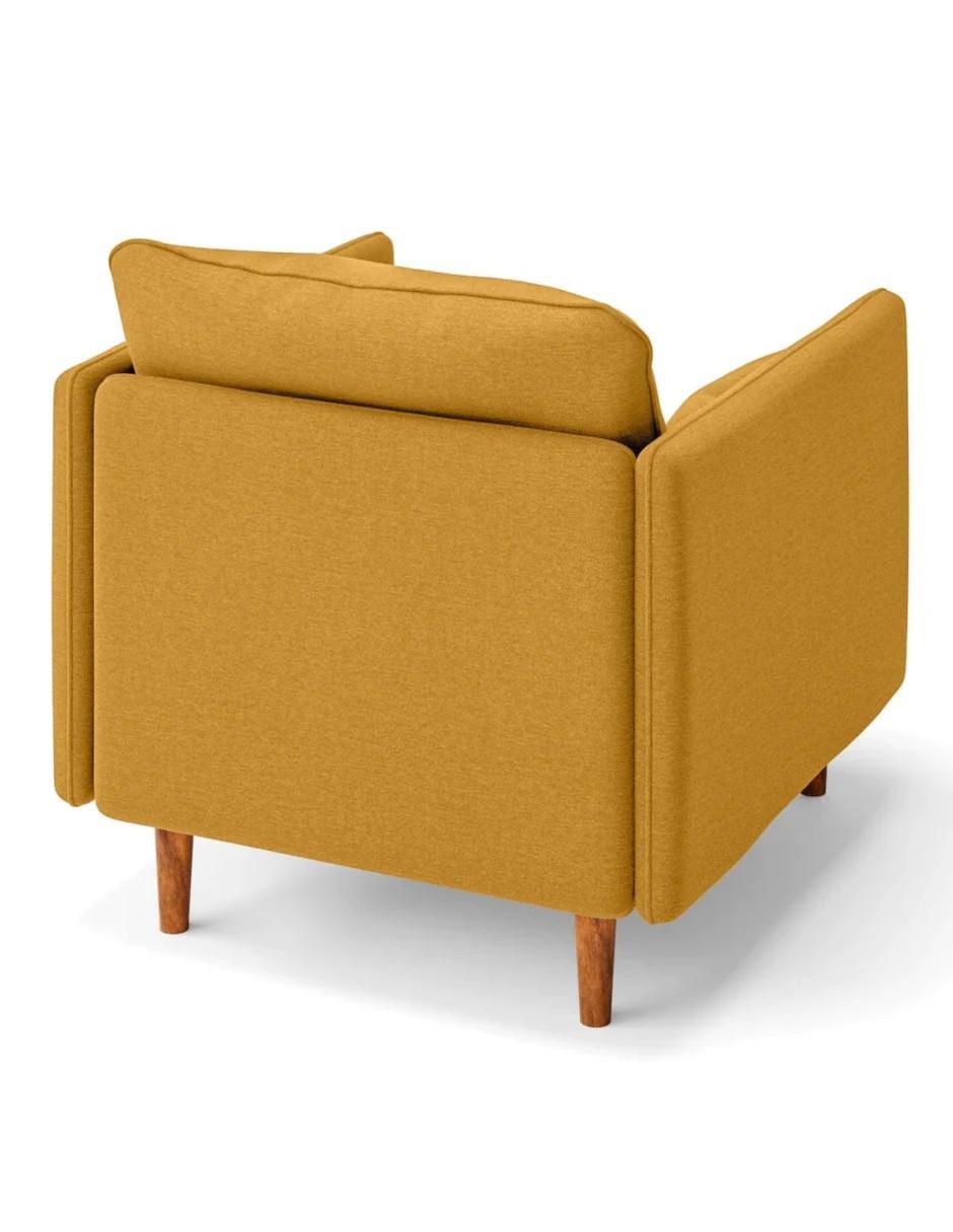 Sillón valencia design modica "estilo" moderno "de" lino