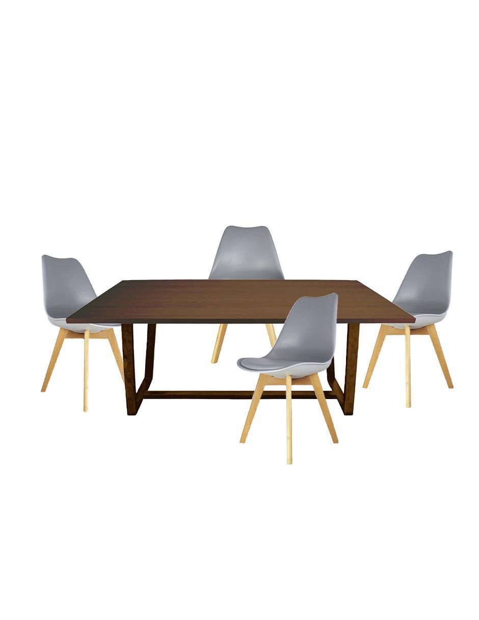 "comedor" mundo in contempo nogal "para" 4 personas