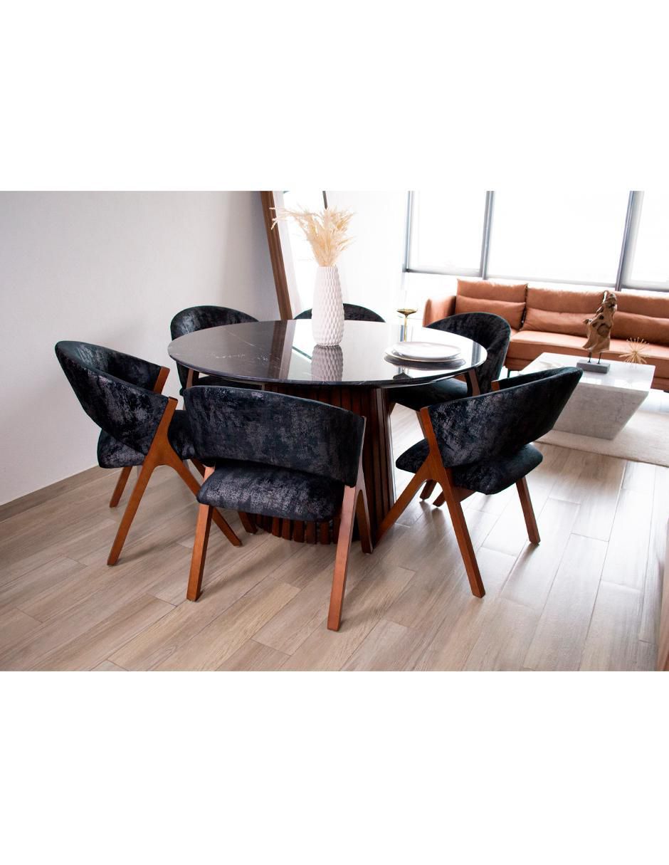 Comedor para 6 personas de mármol 11