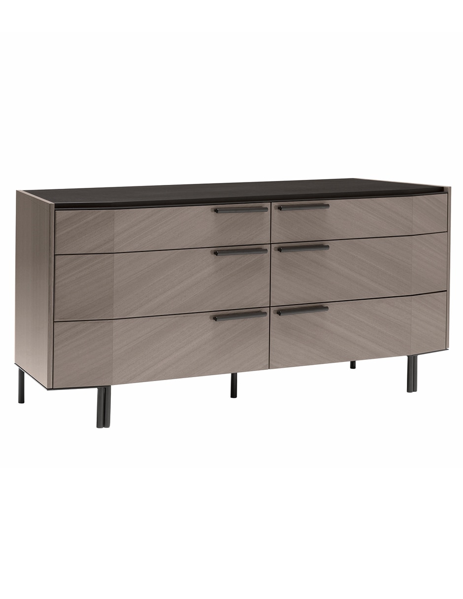 Cómoda Olimpia de chapa madera eucalipto