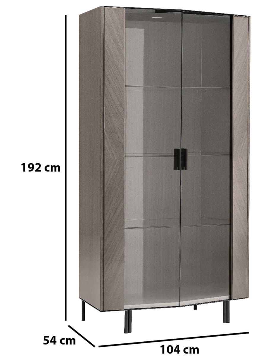 Vitrina Olimpia de chapa madera eucalipto 6