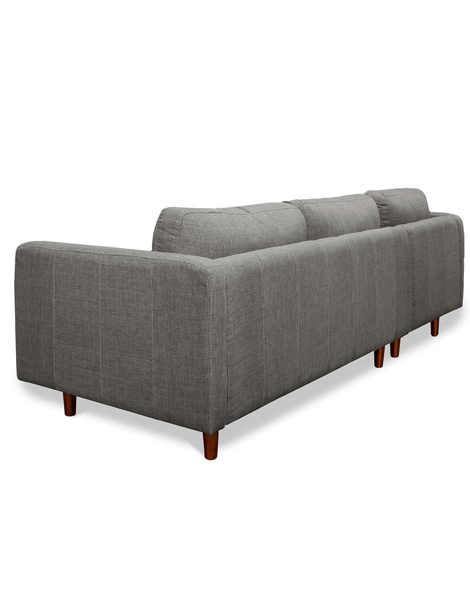 Sala modular izquierda confortopiel noruega "de" lino