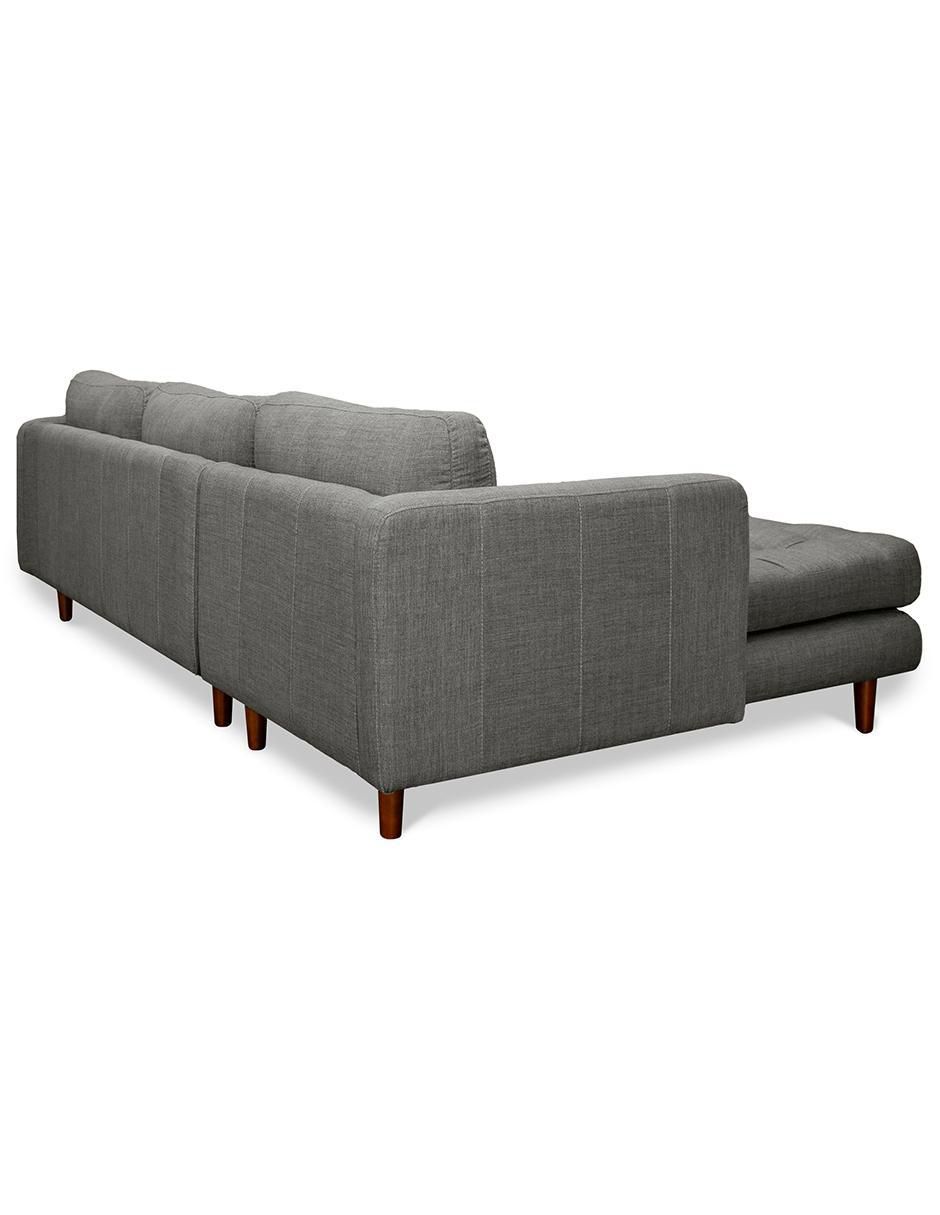 Sala modular izquierda confortopiel noruega "de" lino