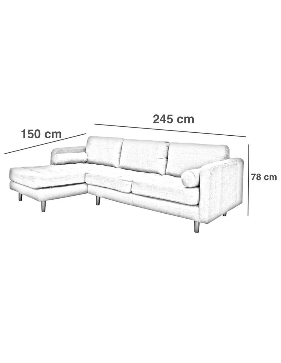 Sala modular izquierda Noruega de lino 8
