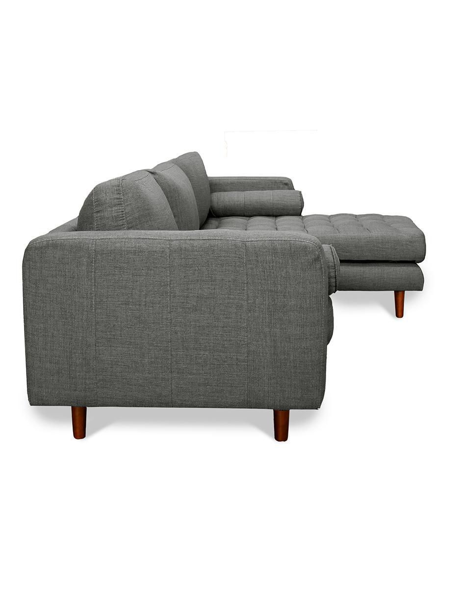Sala modular derecha confortopiel noruega "de" lino