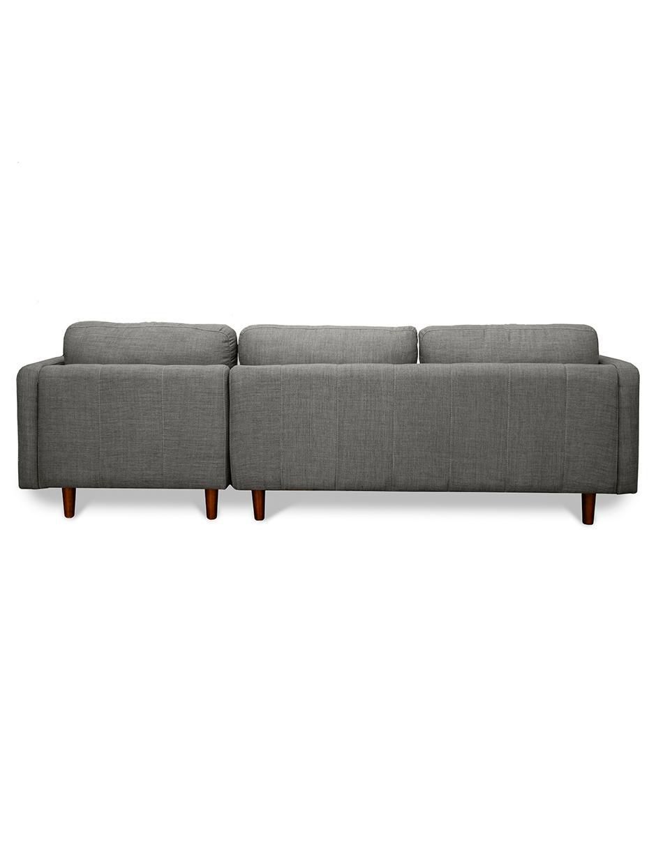 Sala modular derecha confortopiel noruega "de" lino