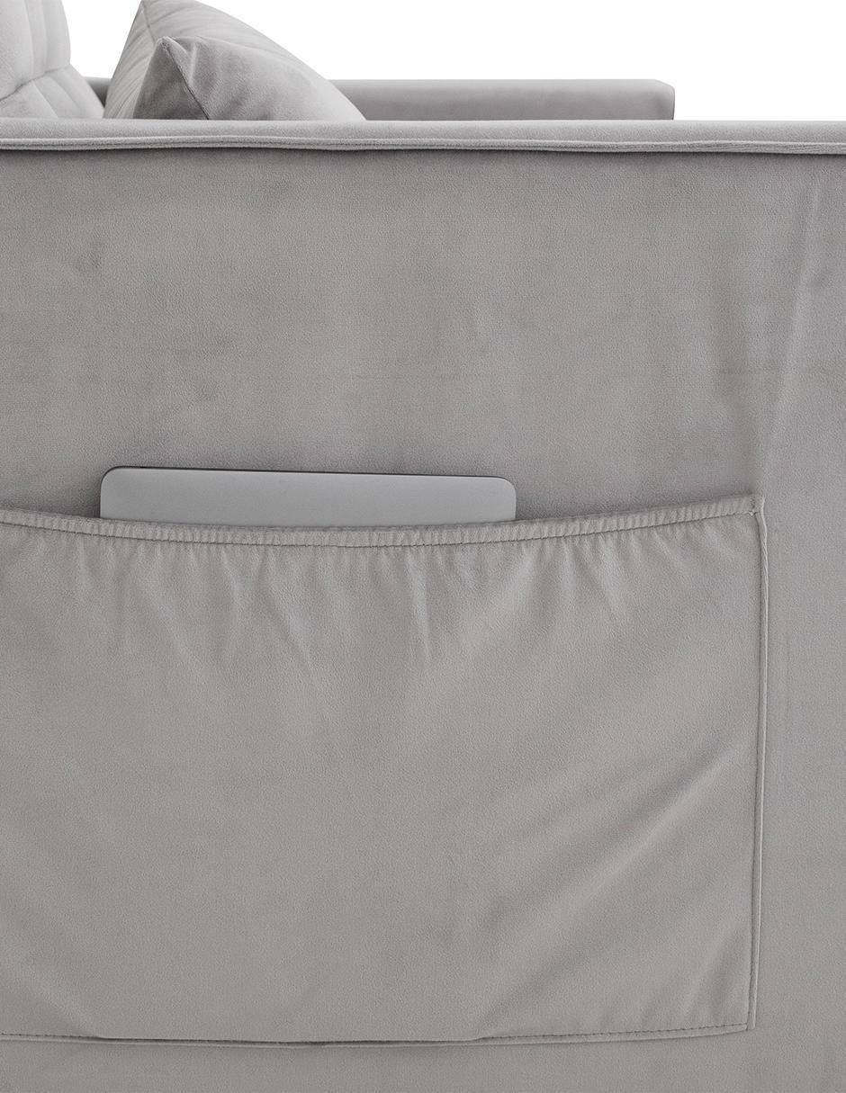 Sofá cama Aslan de velvet 2