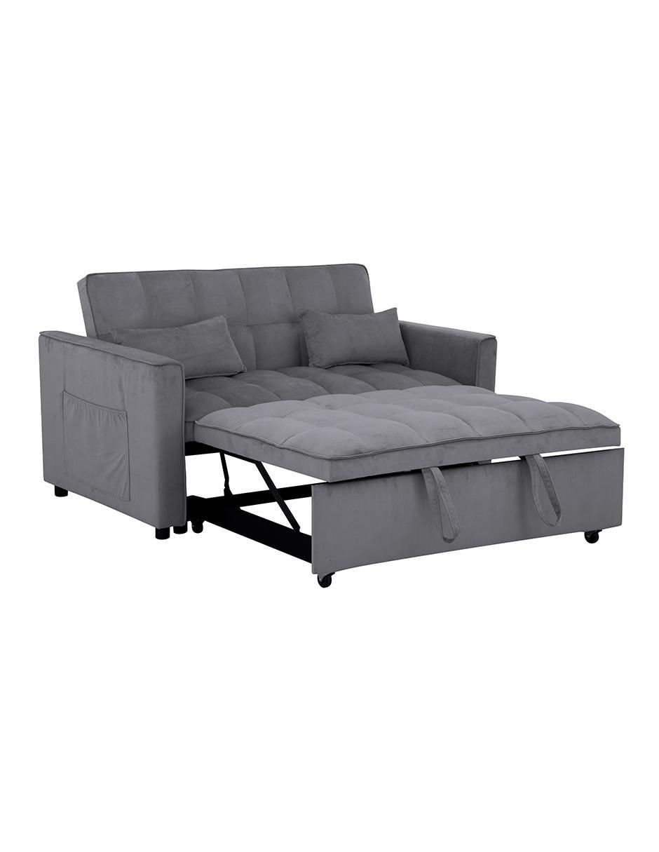 Sofá cama armable Aslan Easy Living de velvet | Gran Barata