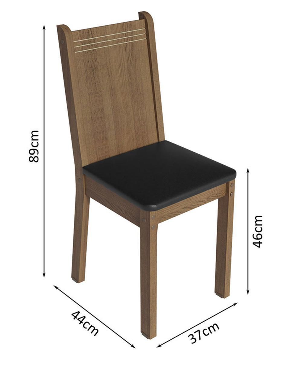 Juego de sillas 4 piezas 4290 8