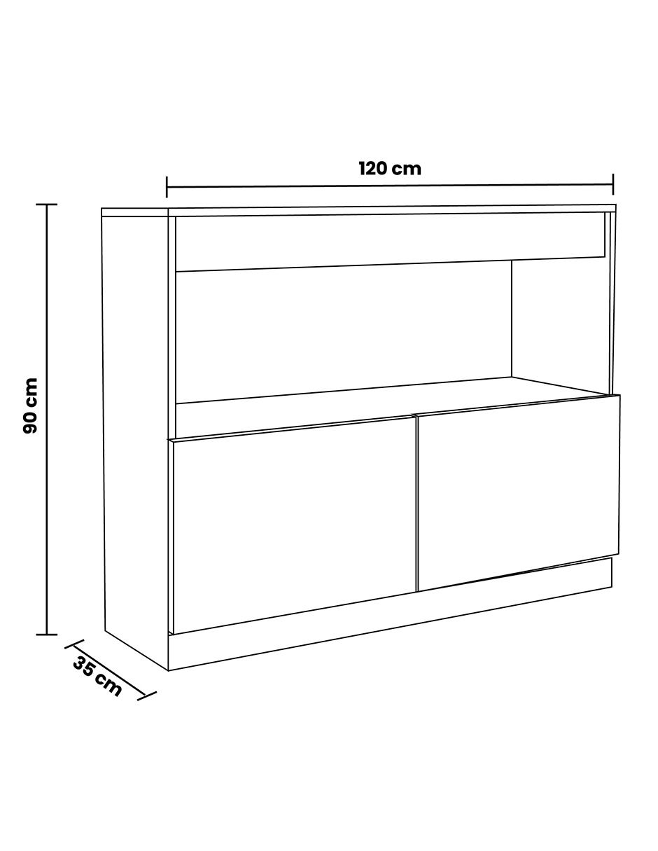 Credenza Hogar de melamina 5
