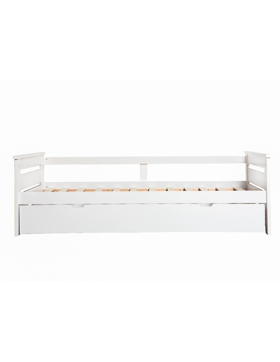Cama doble ROMANTICA de madera pino individual 1
