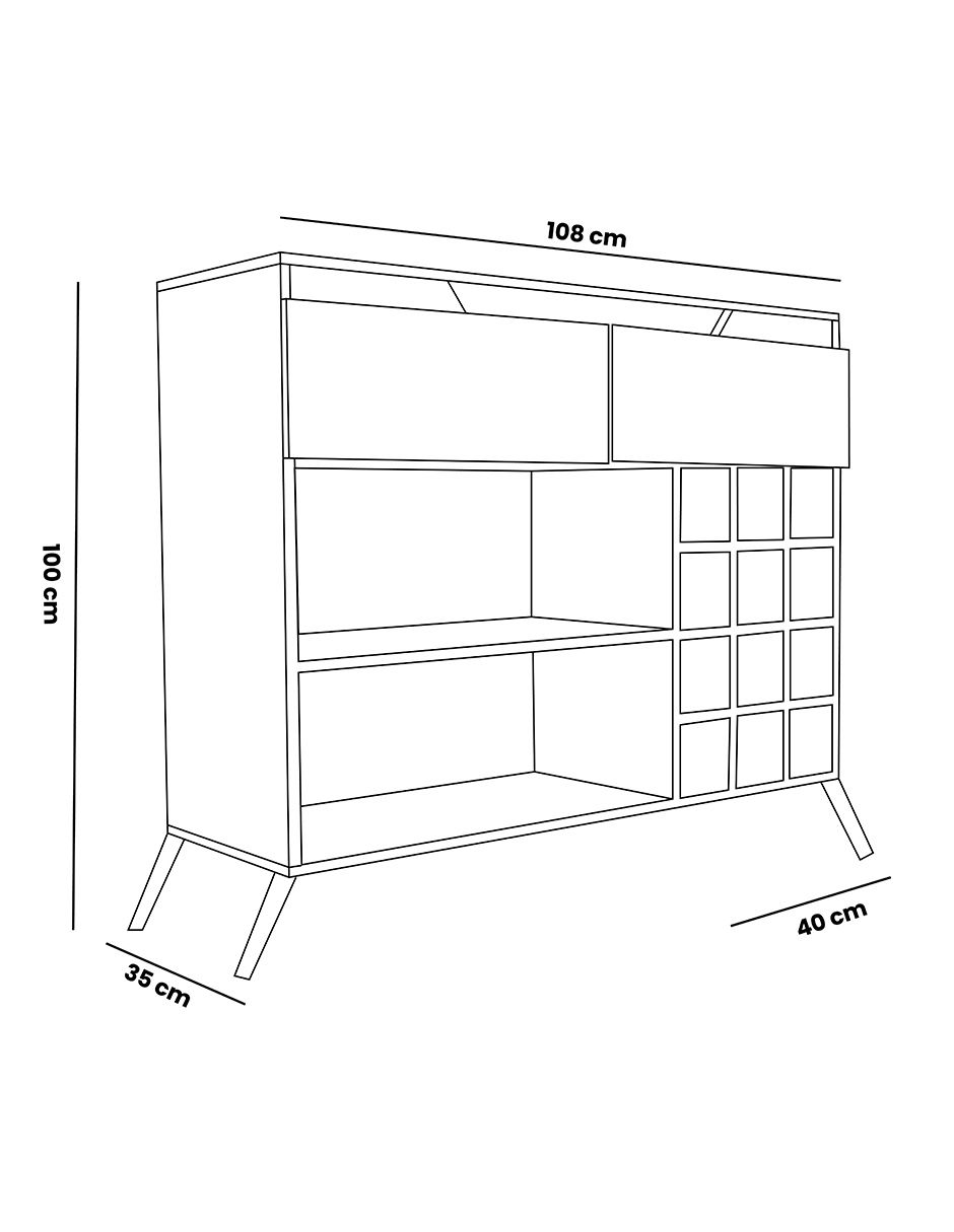 Credenza Hogar de melamina 5
