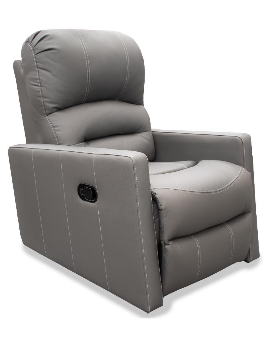 Reclinable Charly de piel y vinil