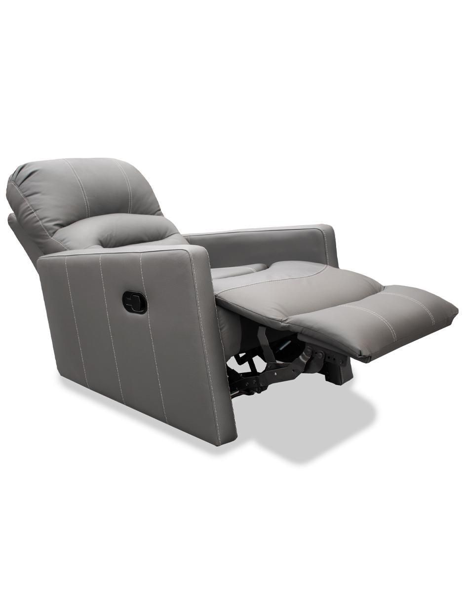 Reclinable Charly de piel y vinil 3