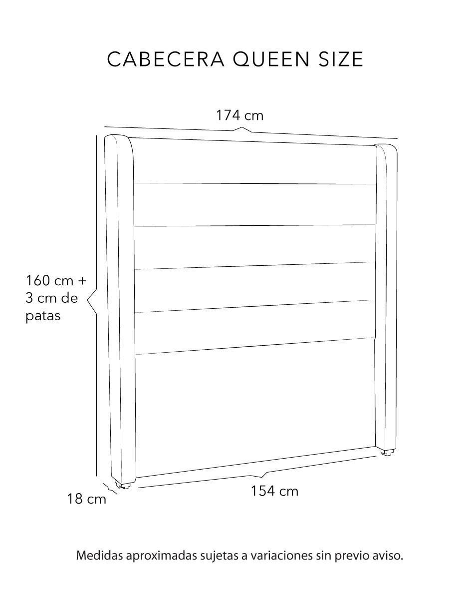 Cabecera Polar de madera y tela 6