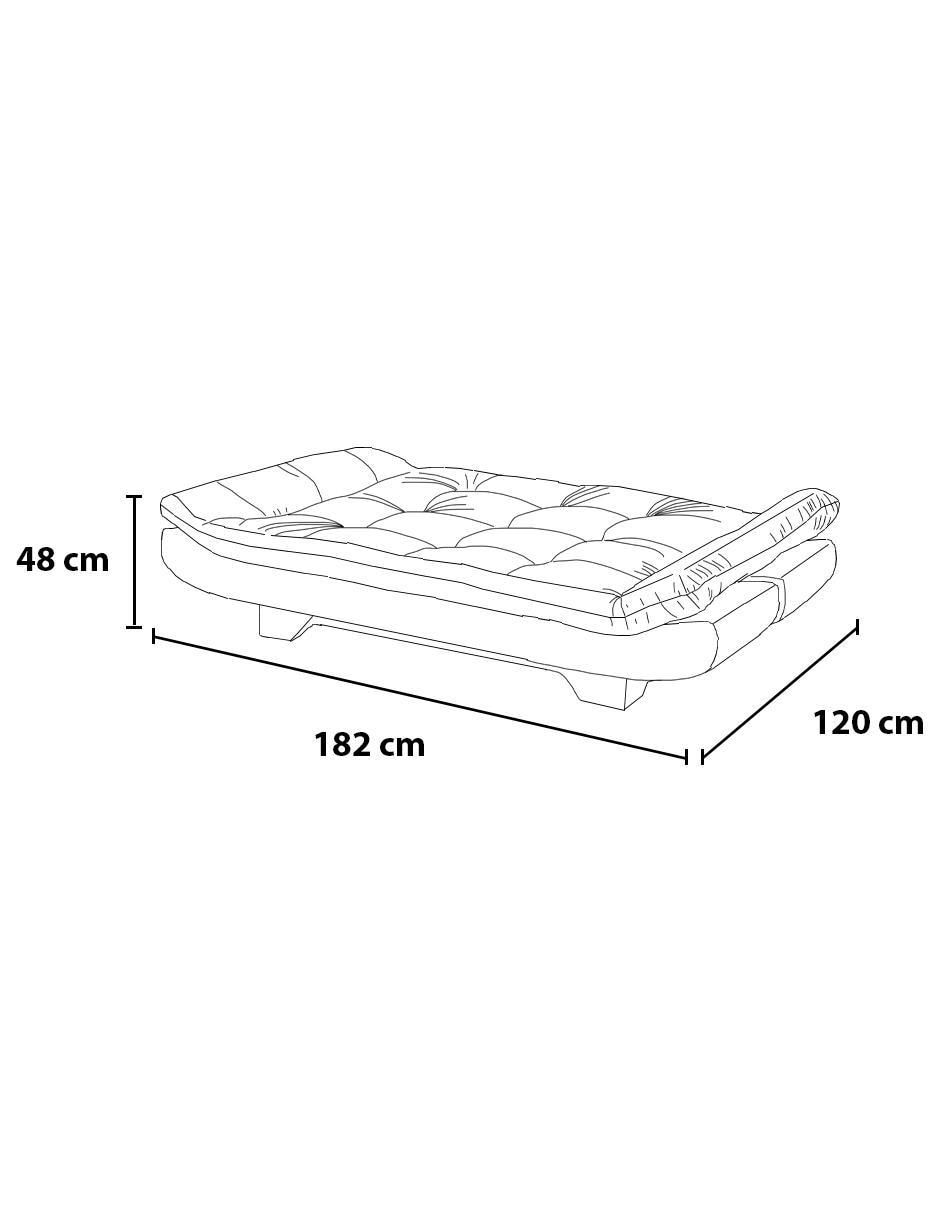 Sofá cama Bularo de velvet 6