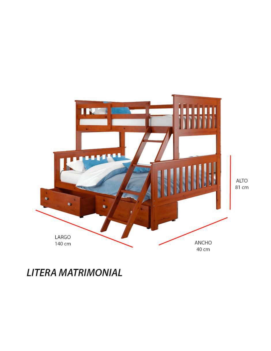 Litera de madera pino 7