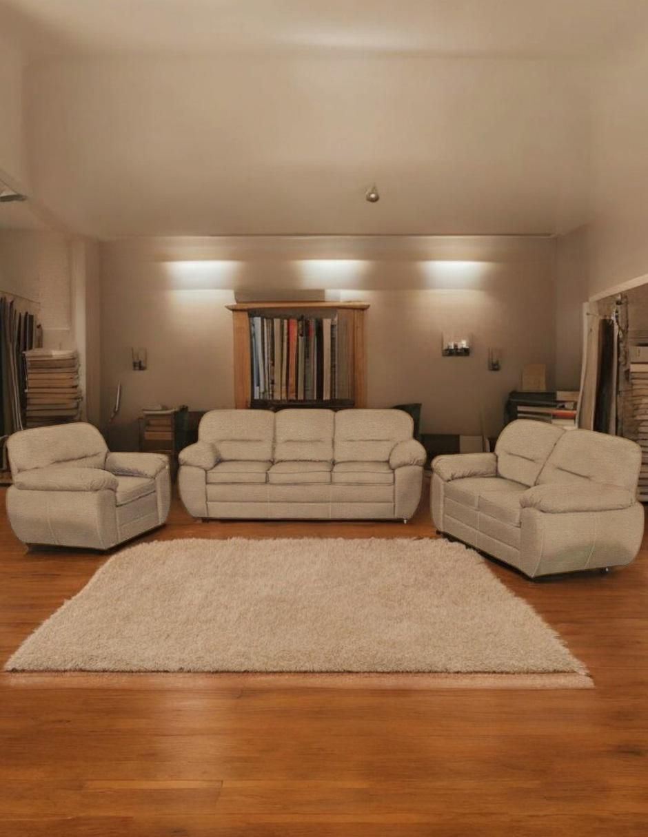 Sala 3 piezas de madera 2