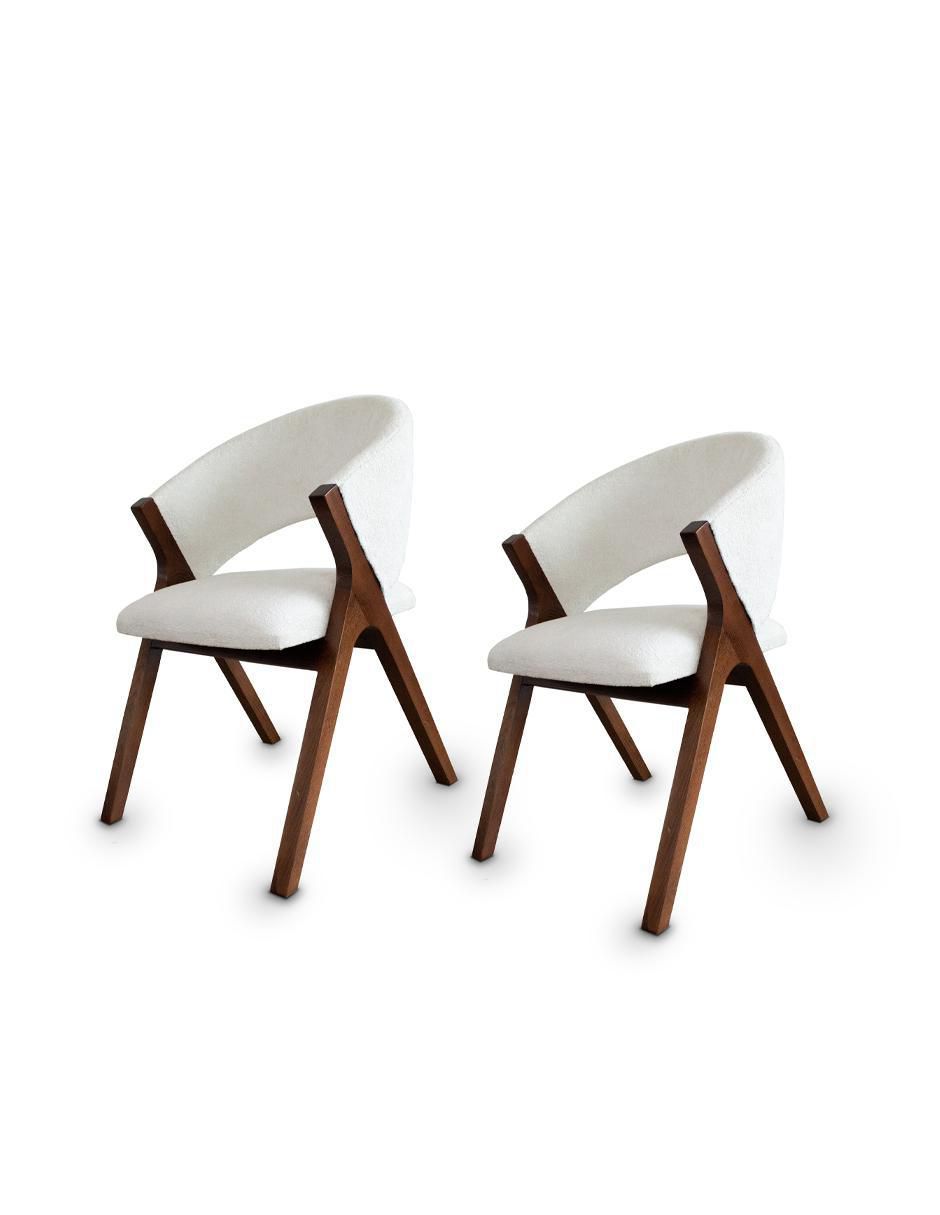 Silla 2 piezas de madera pino