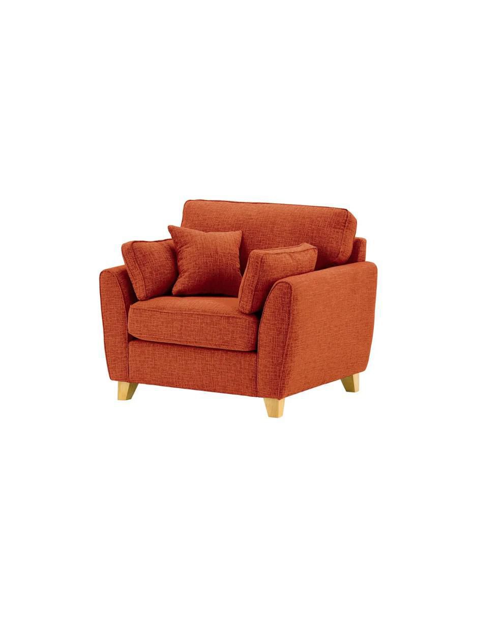 Sillón Valencia Design Maverick estilo nórdico de lino