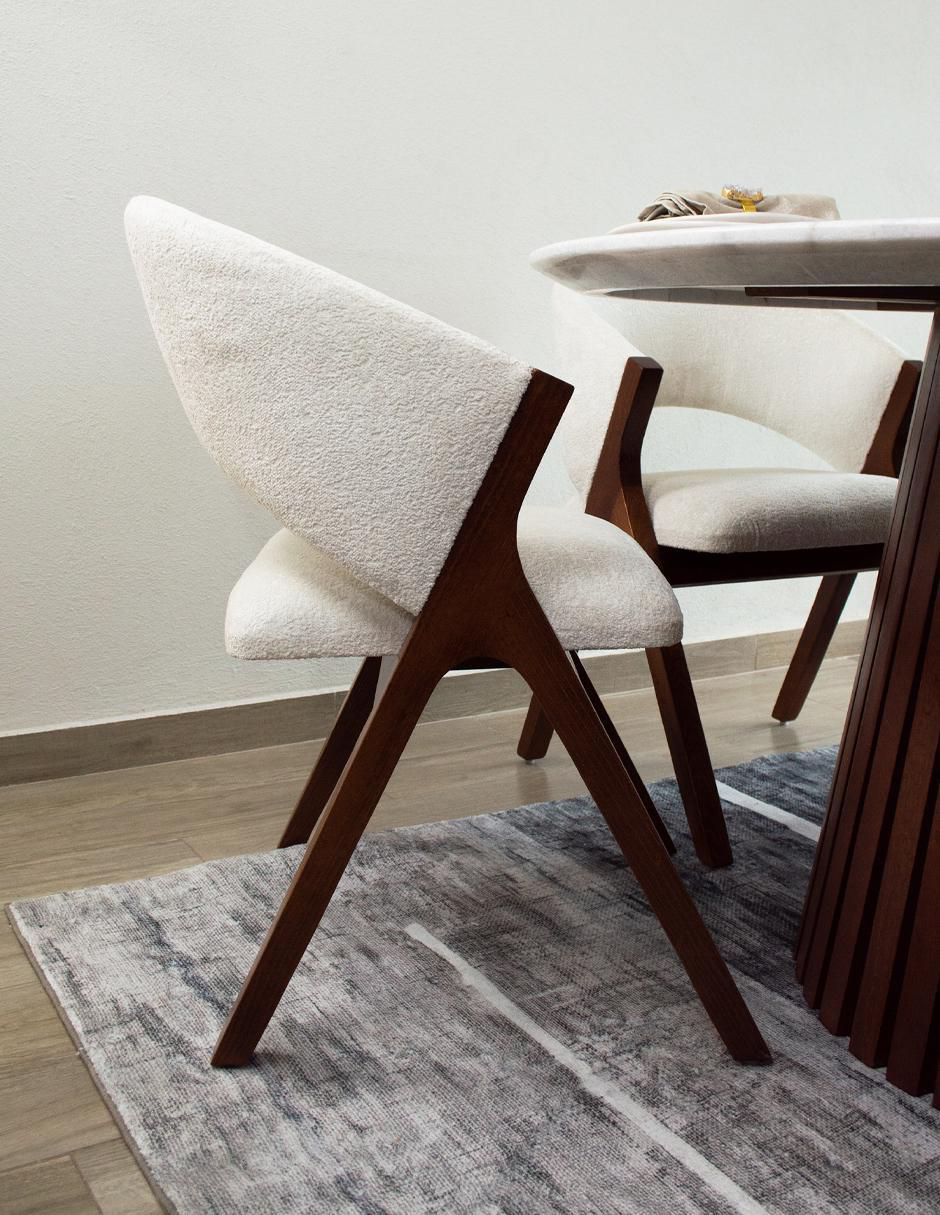 Silla 6 piezas de madera pino 5