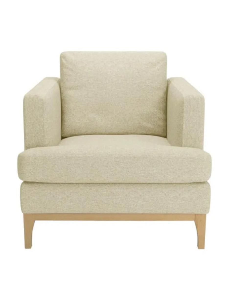Sillón Valencia Design Velmont estilo moderno de lino