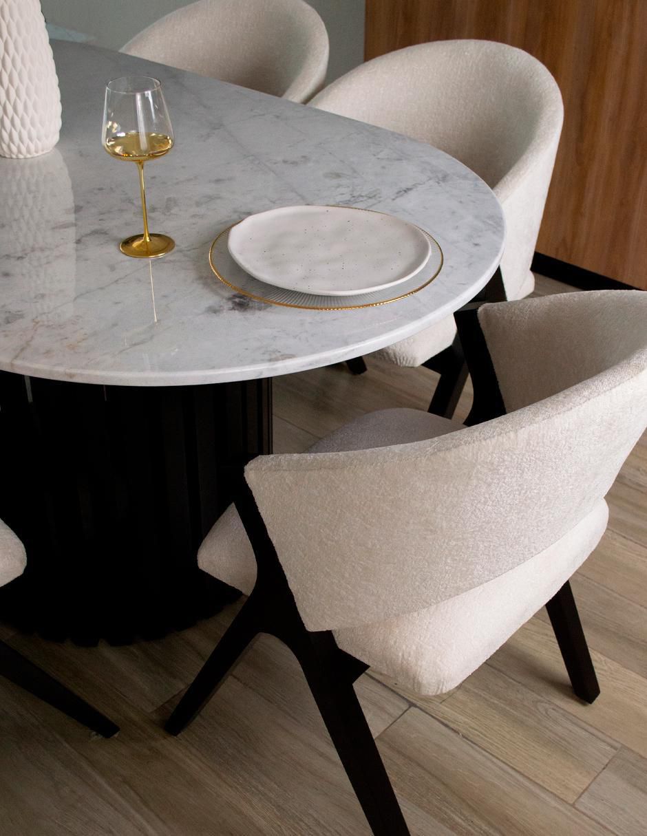Comedor para 6 personas de mármol 2