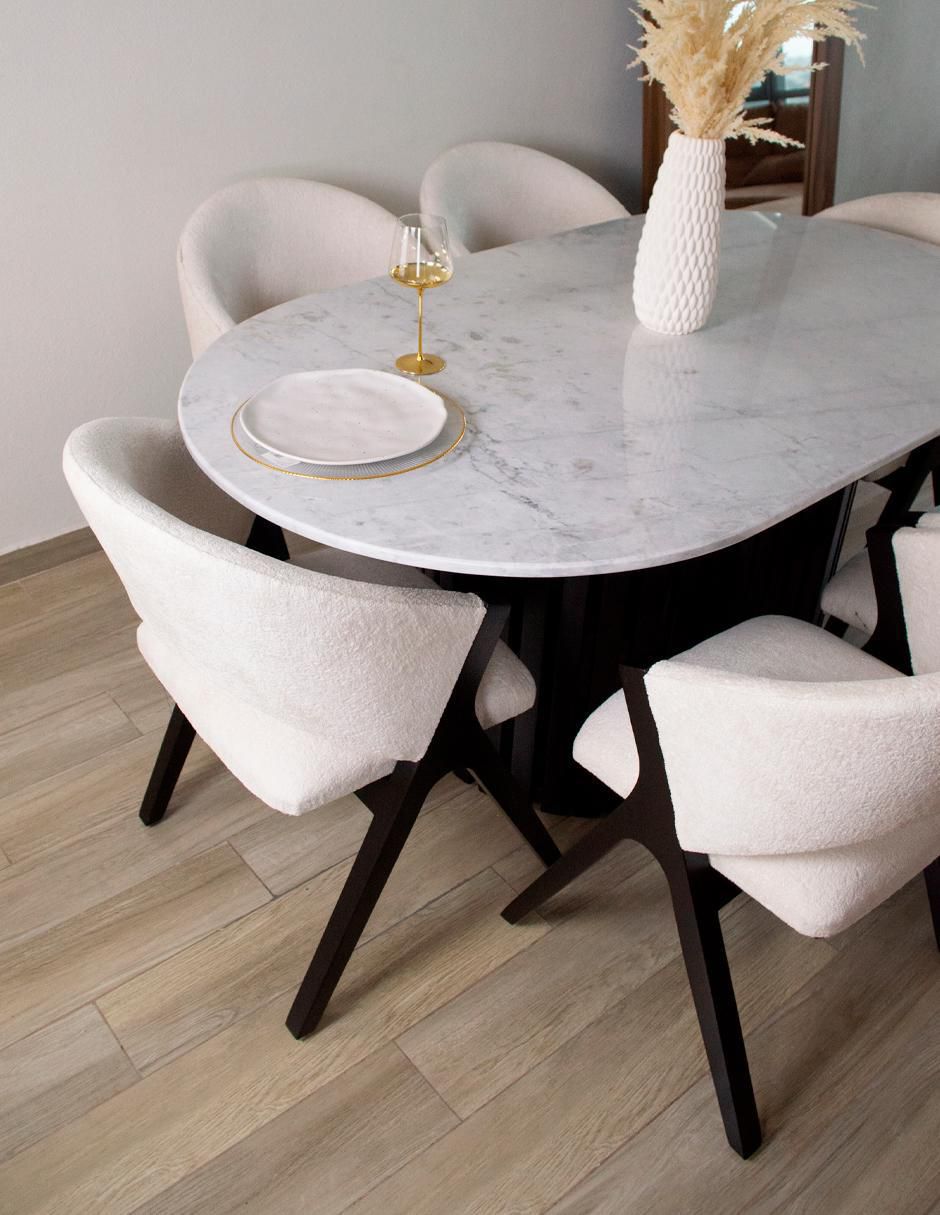 Comedor para 6 personas de mármol 3
