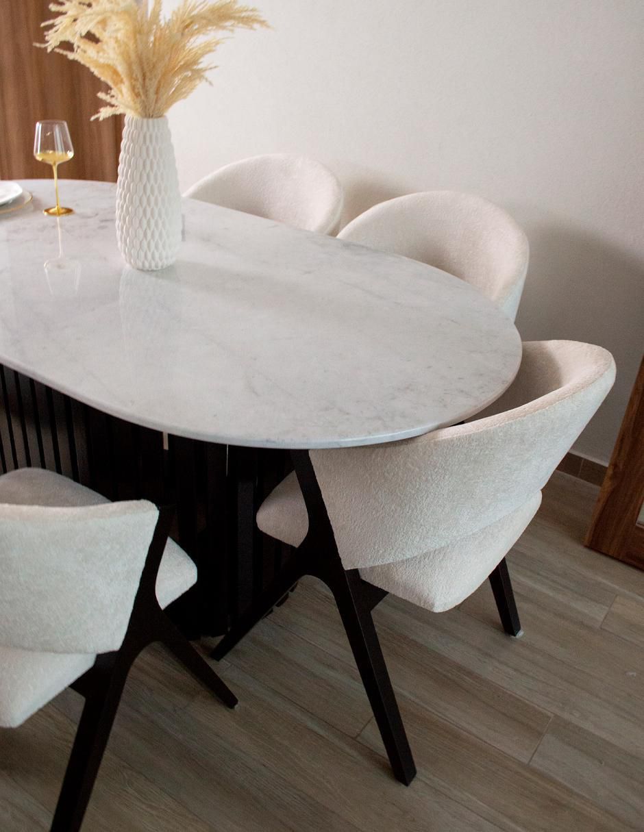 Comedor para 6 personas de mármol 7