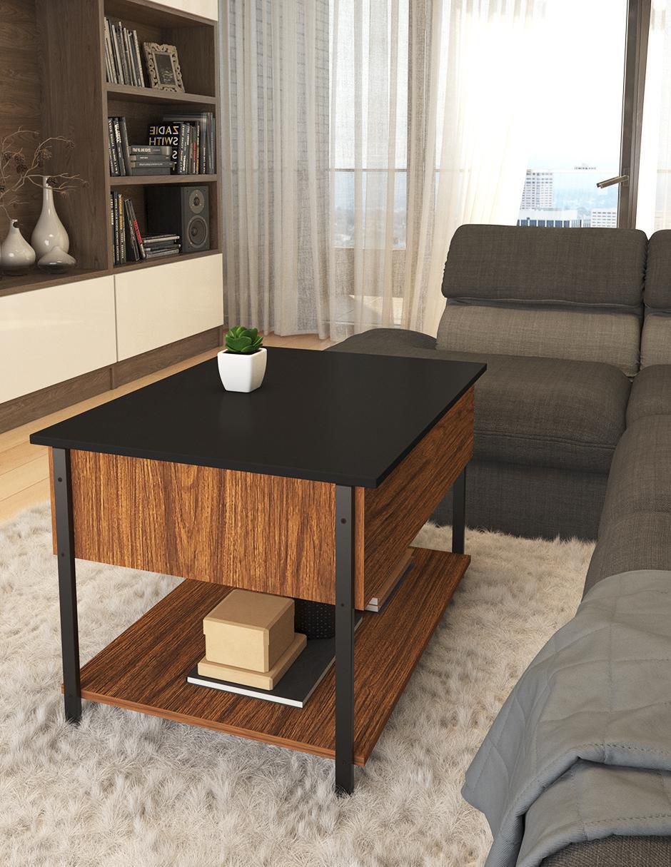 Mesa de centro extensible armable 2
