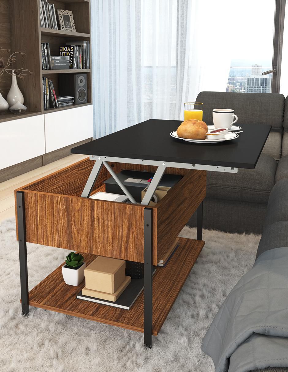 Mesa de centro extensible armable 3
