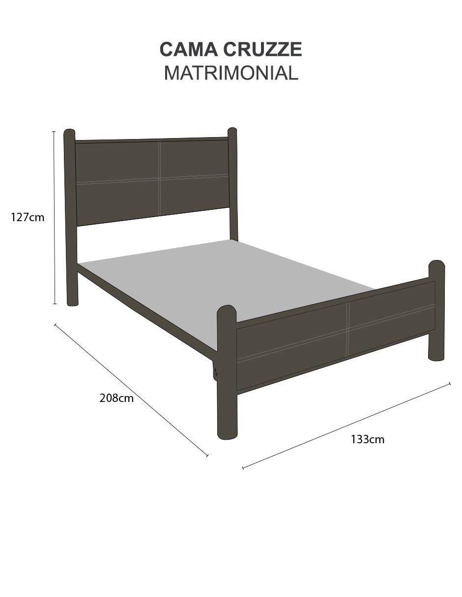 Cama Cruzze de metal 3