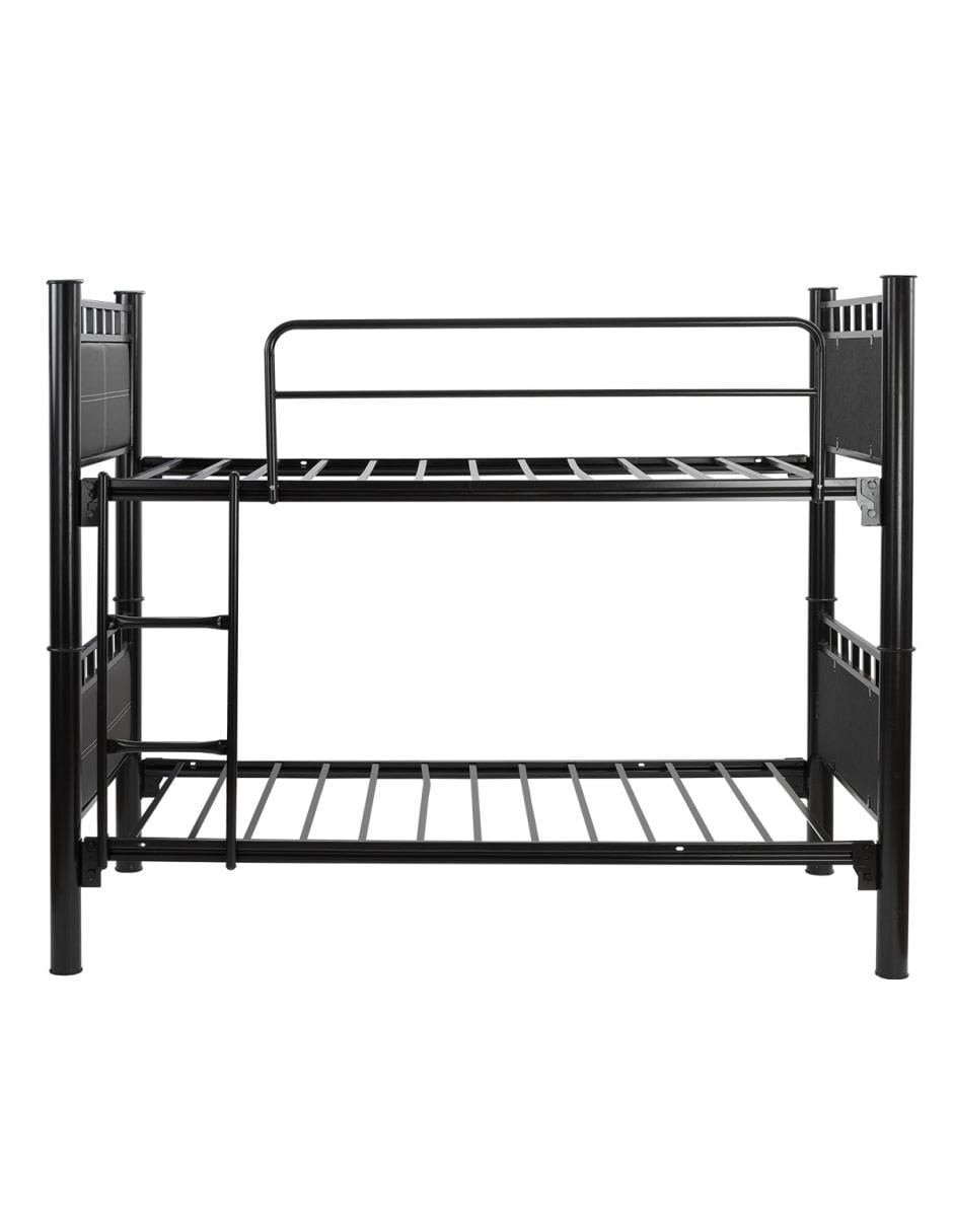 Cama doble Cruzze de metal individual