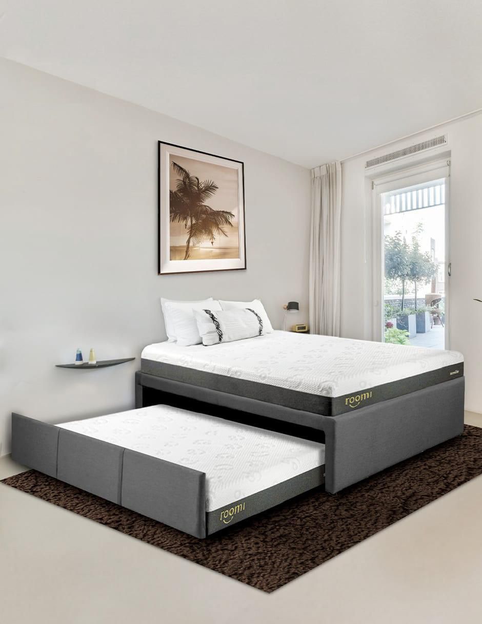 Cama baja Vilmusa de madera pino 2