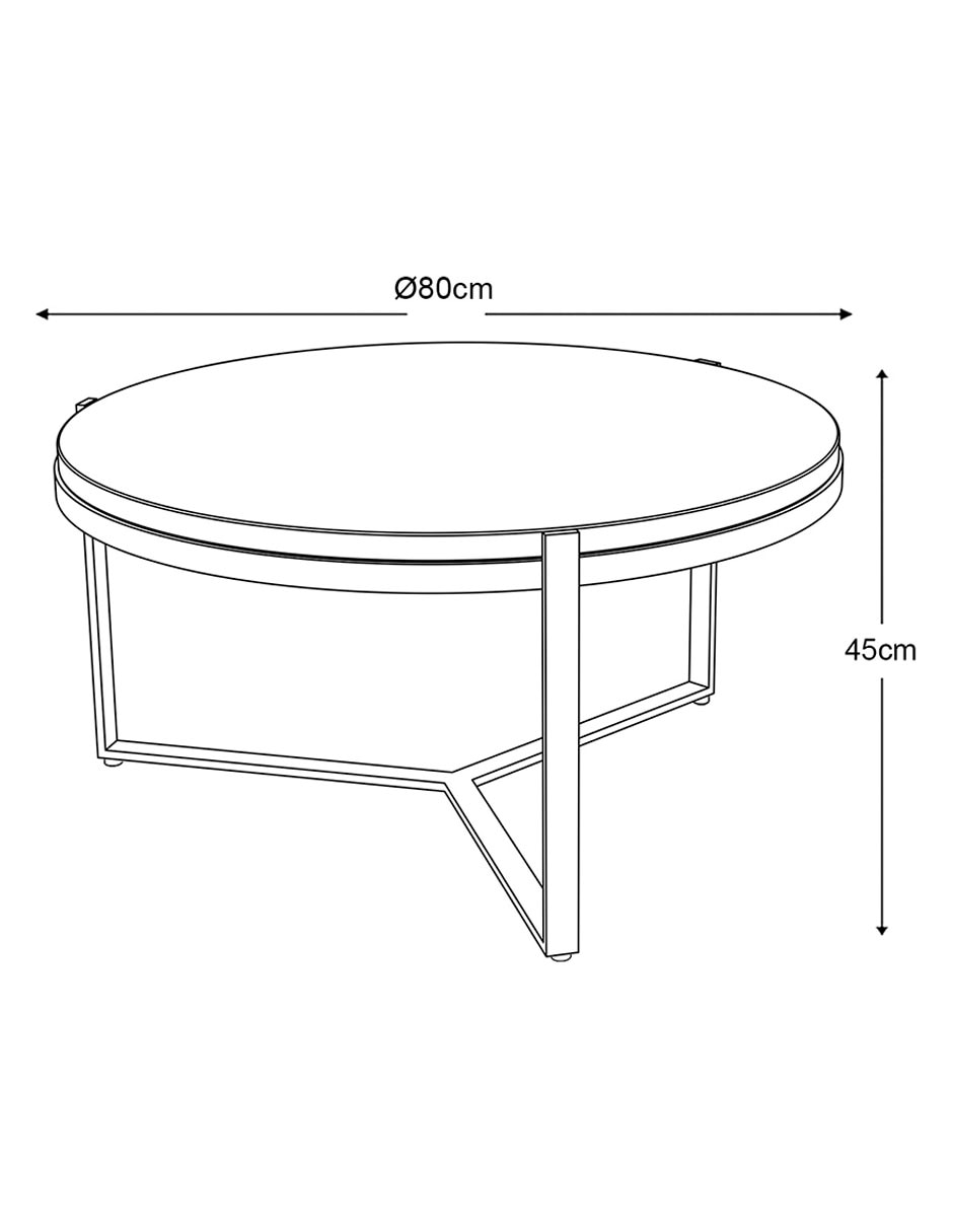 Mesa de centro armable Castle Re 6