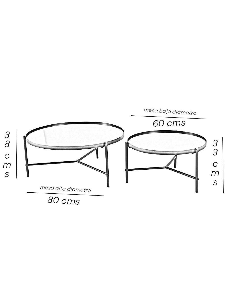 Mesa de centro de Cristal 3