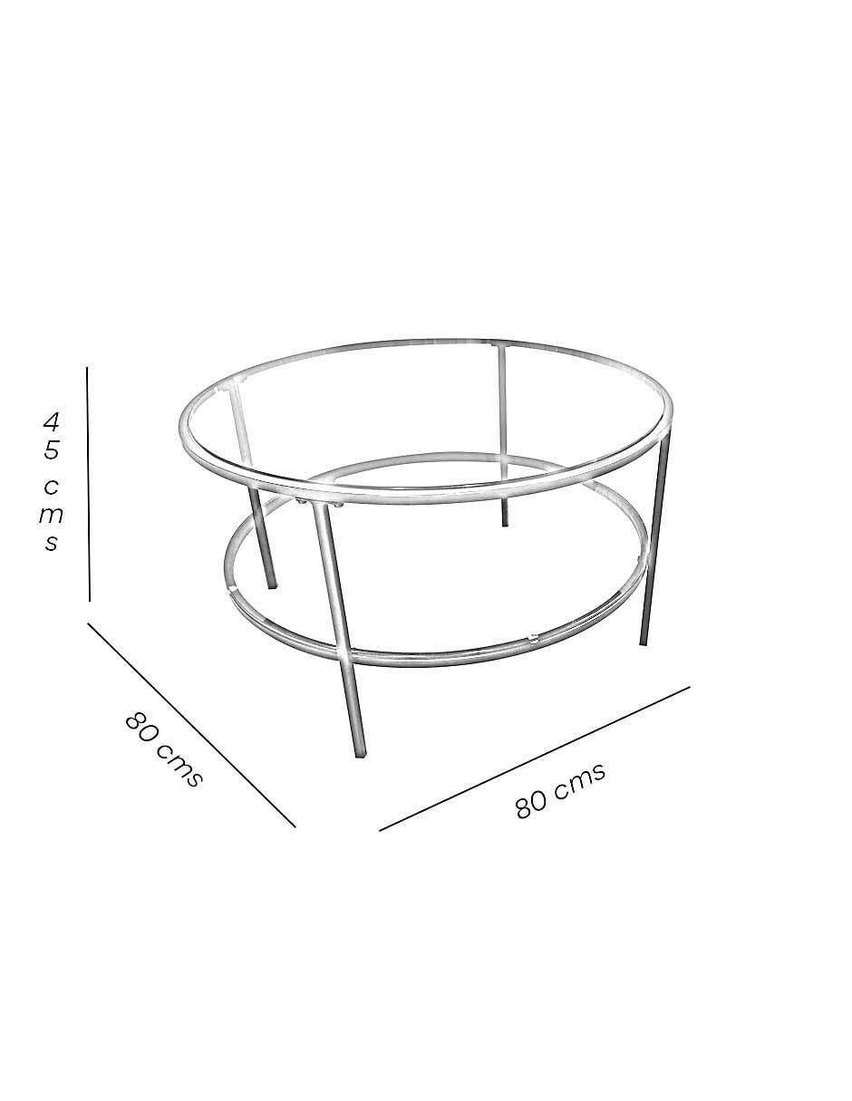 Mesa de centro de Cristal 3