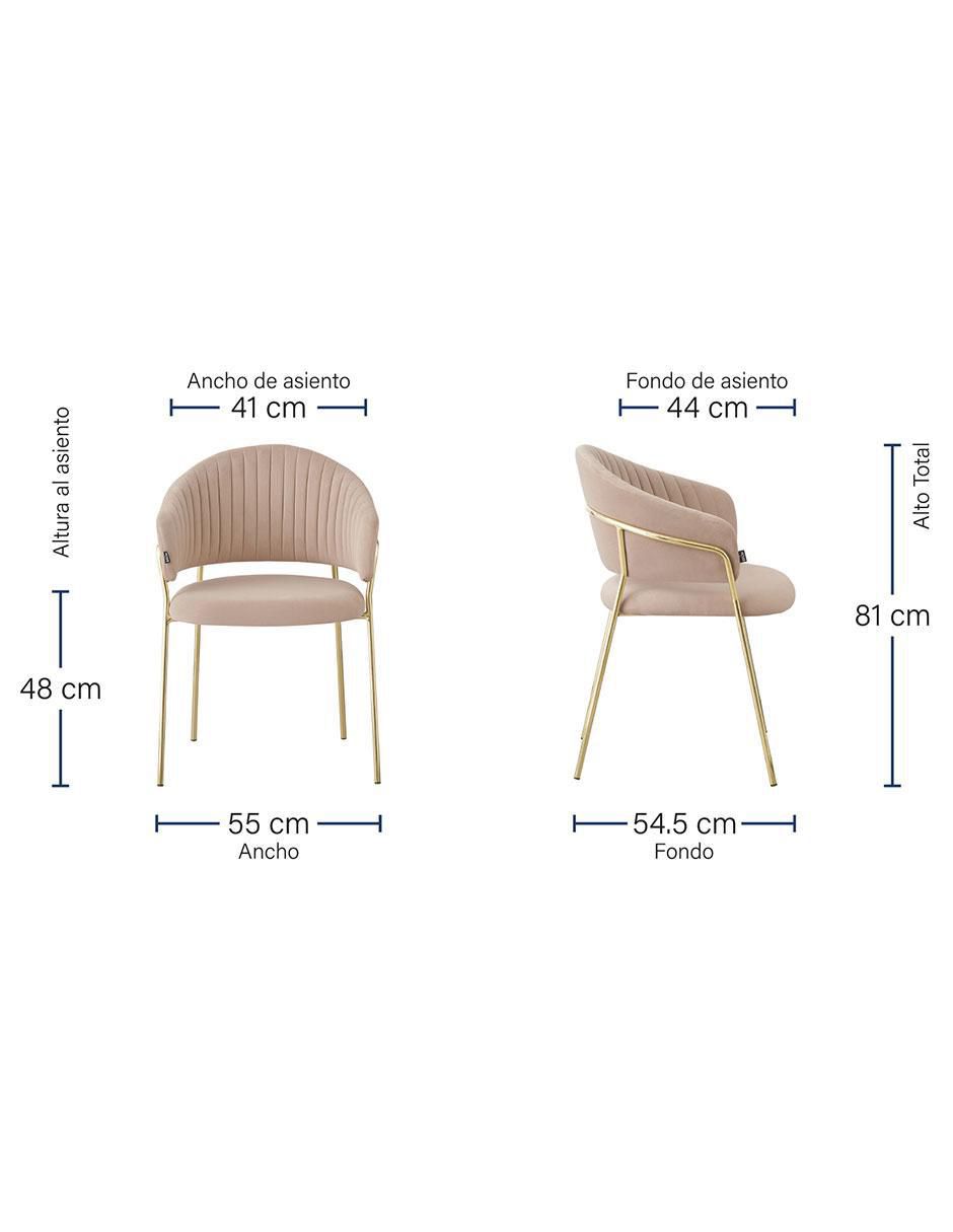 Silla Bilbao de velvet 6