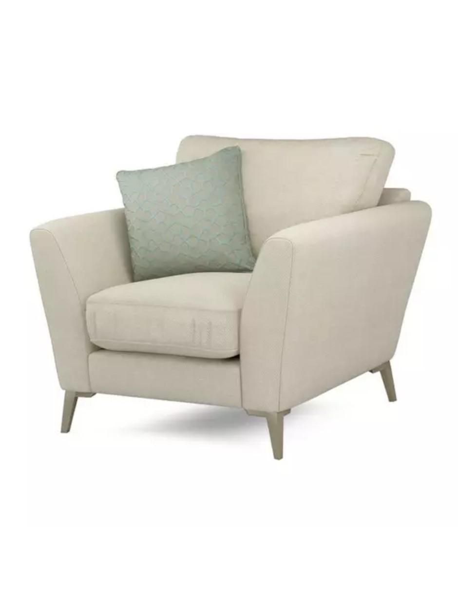 Sillón valencia design morgan "estilo" mid century "de" lino