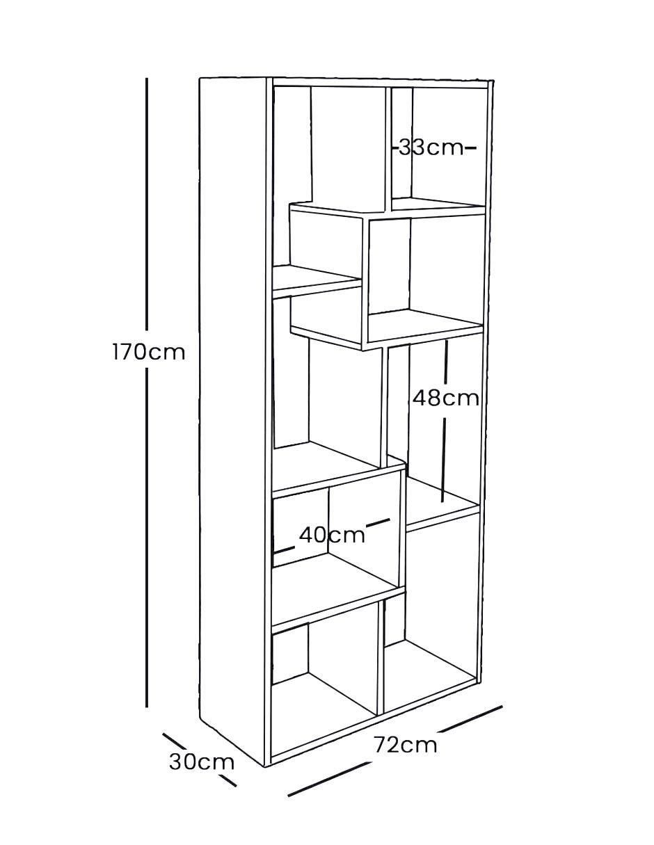 Librero de melamina 6