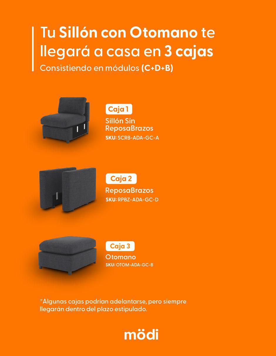 Juego de asiento con taburete Adapti 2