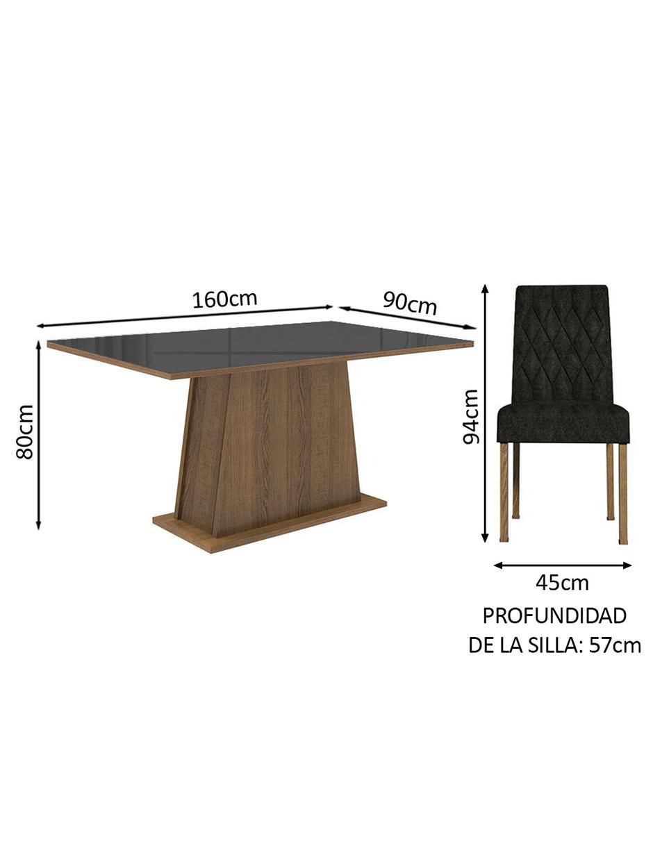 Comedor Stéfani para 6 personas 8