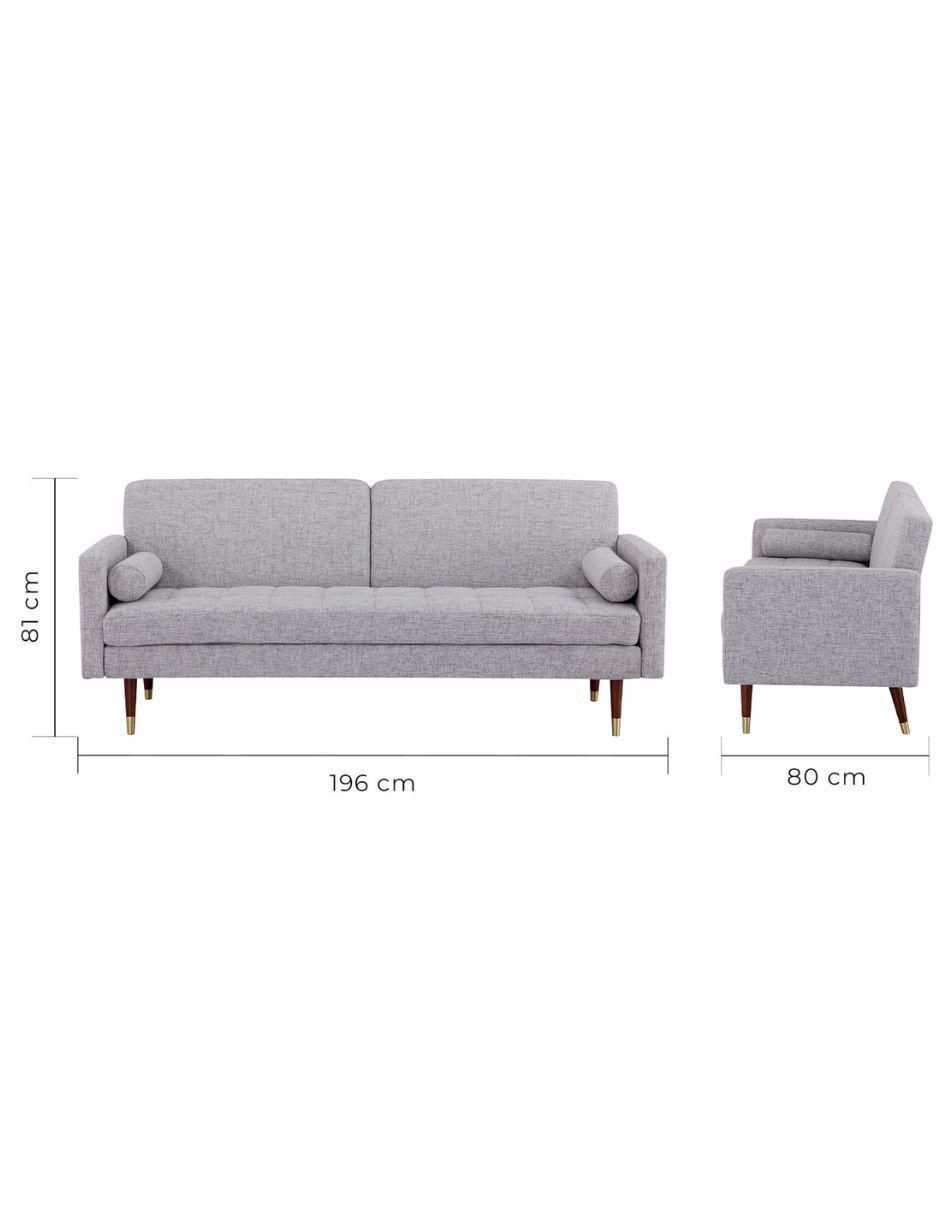 Sofá Lecco Gris de madera 7