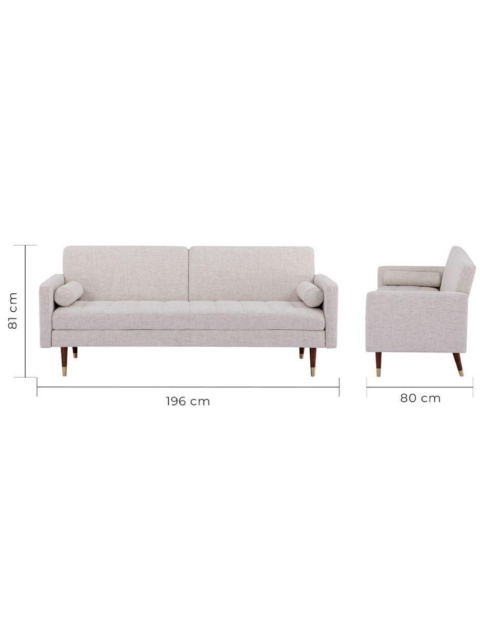 Sofá Lecco Beige de madera 7