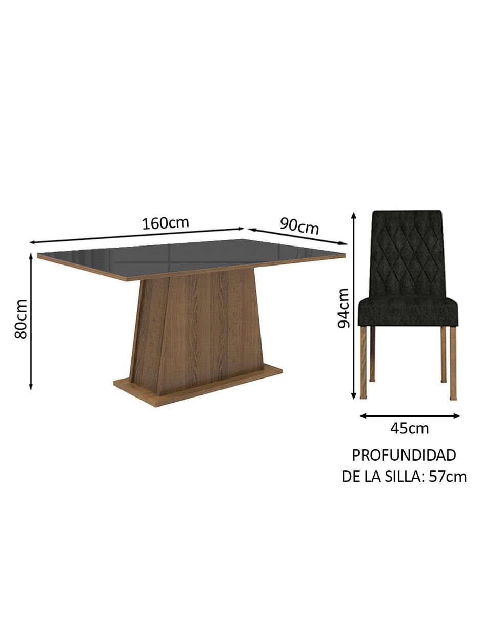 Comedor Aryeli para 4 personas 8