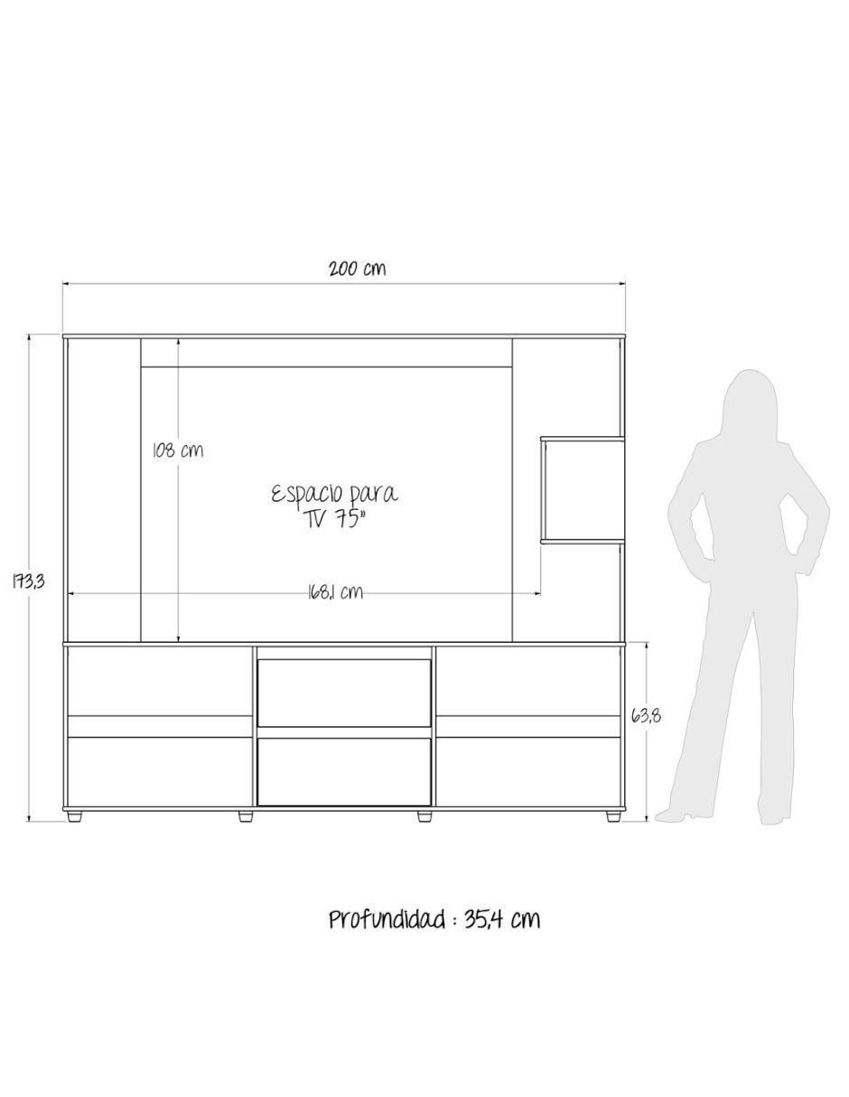 Mueble de tv de madera 8